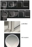 Roltechnik sprchová boční stěna TB 800 výplň transparent rám brillant 725-8000000-00-02